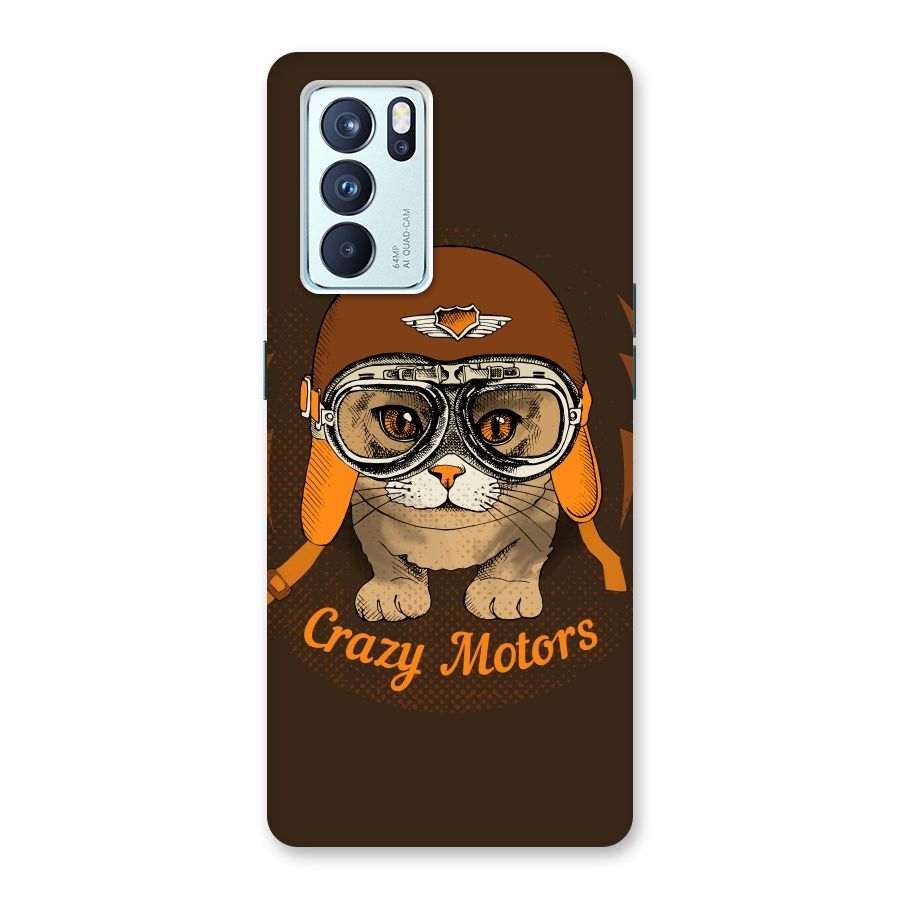 Crazy cat Back Case for Oppo Reno6 Pro 5G