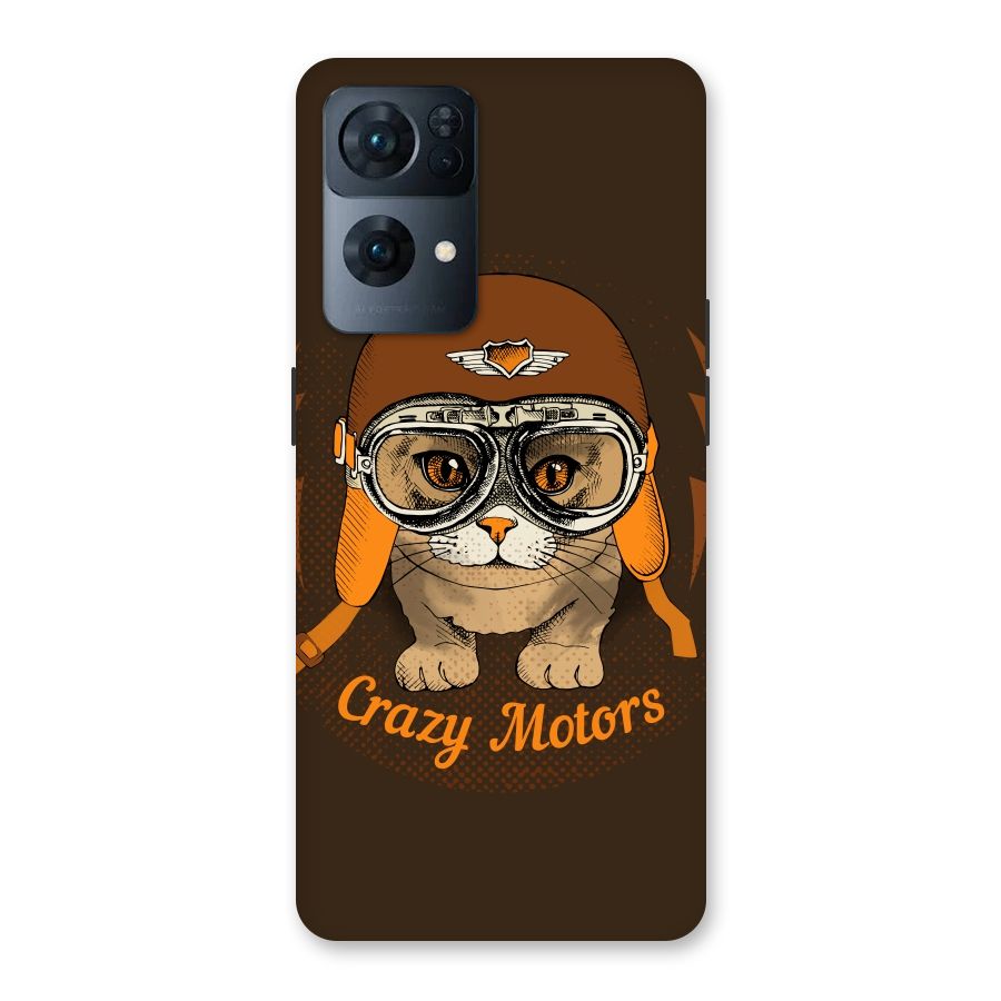 Crazy cat Back Case for Oppo Reno7 Pro 5G