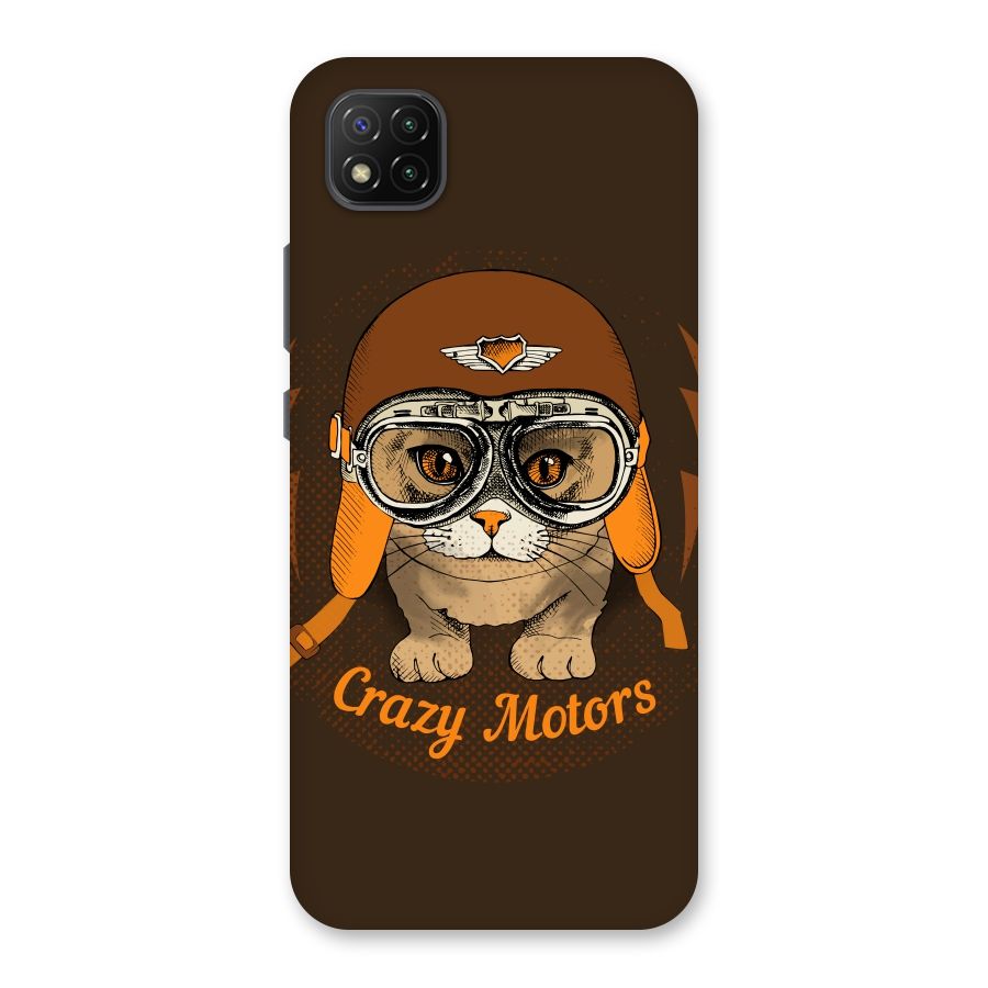 Crazy cat Back Case for Poco C3