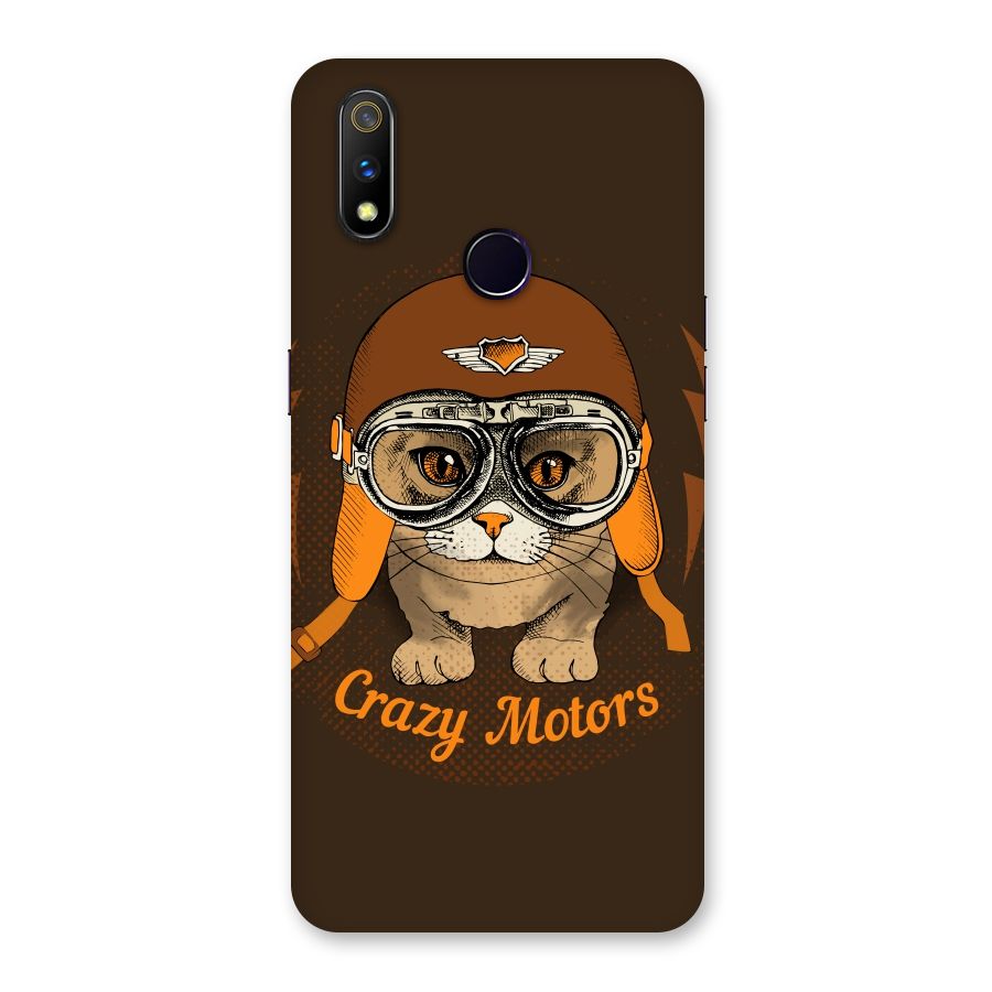 Crazy cat Back Case for Realme 3 Pro
