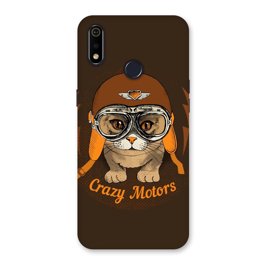 Crazy cat Back Case for Realme 3i