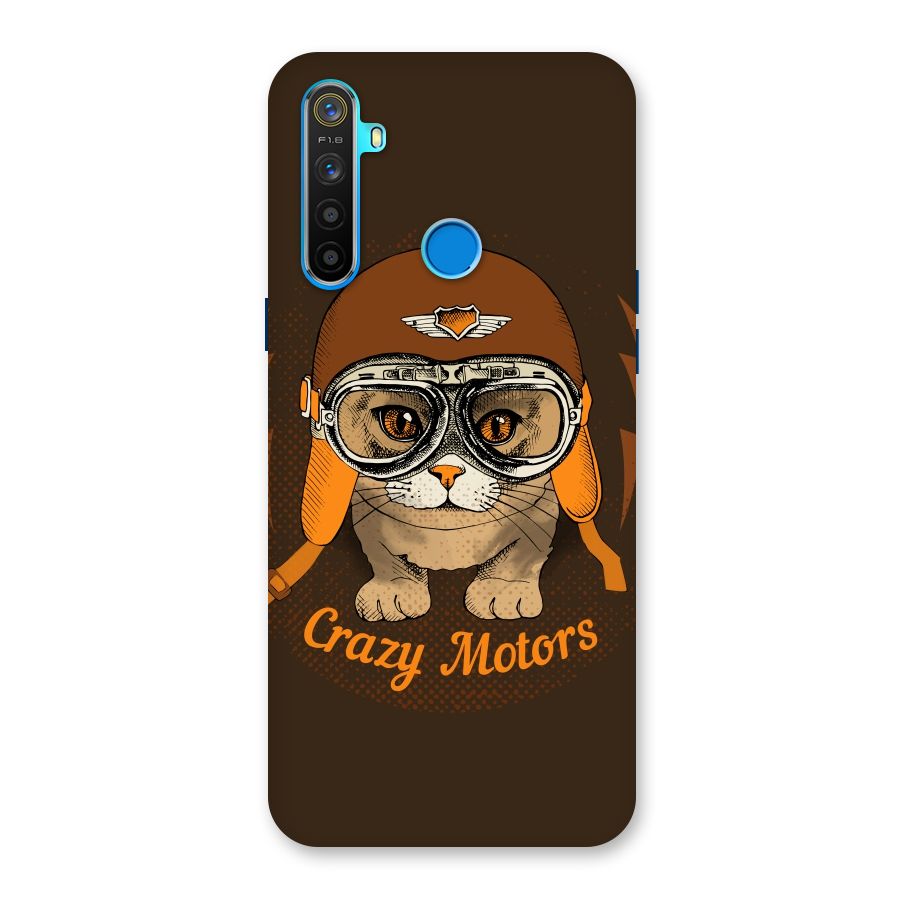 Crazy cat Back Case for Realme 5