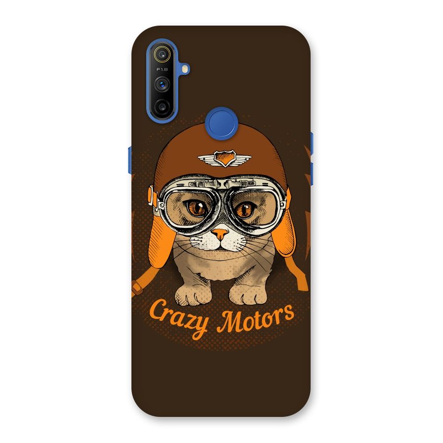 Crazy cat Back Case for Realme Narzo 10A