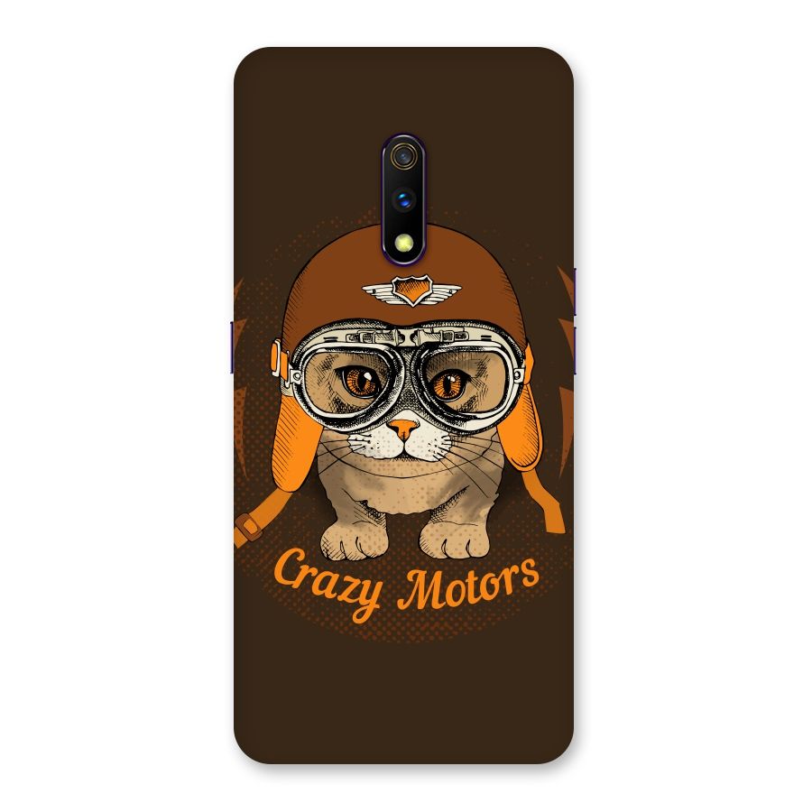 Crazy cat Back Case for Realme X
