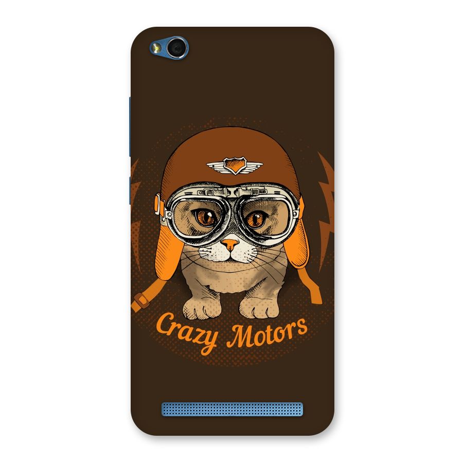 Crazy cat Back Case for Redmi 5A
