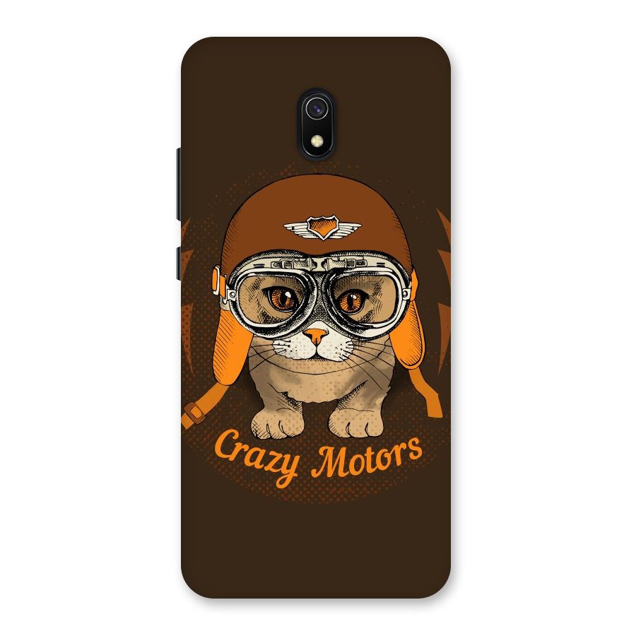 Crazy cat Back Case for Redmi 8A