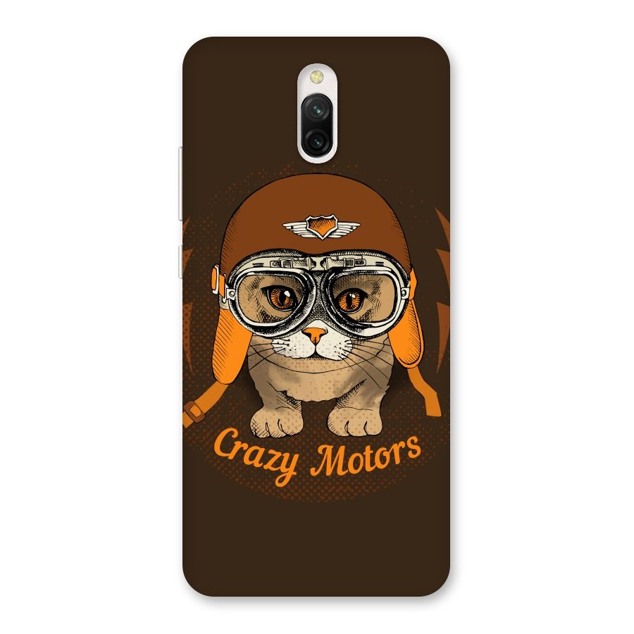 Crazy cat Back Case for Redmi 8A Dual