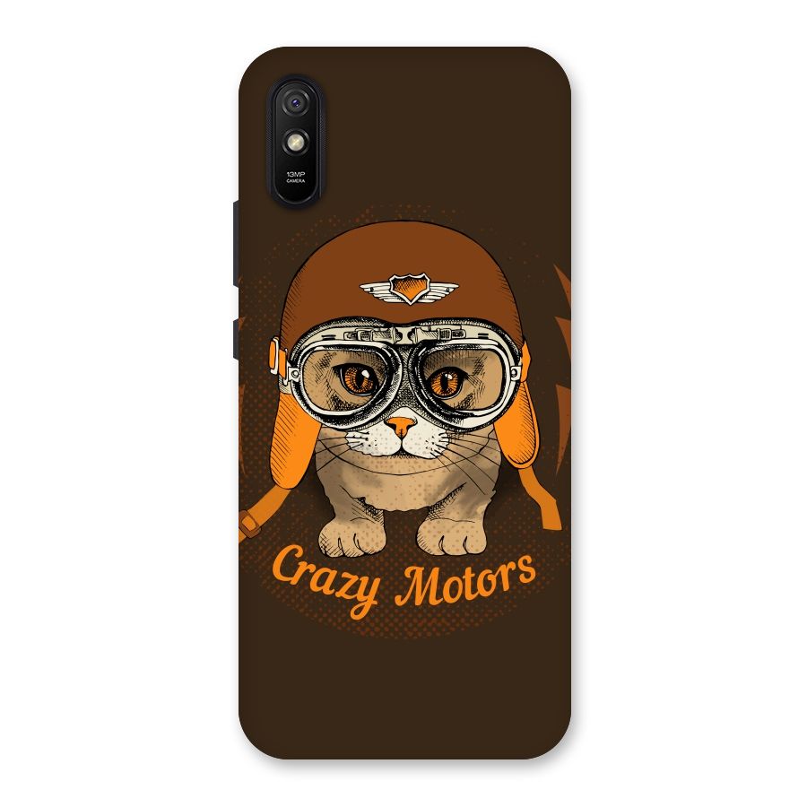 Crazy cat Back Case for Redmi 9A