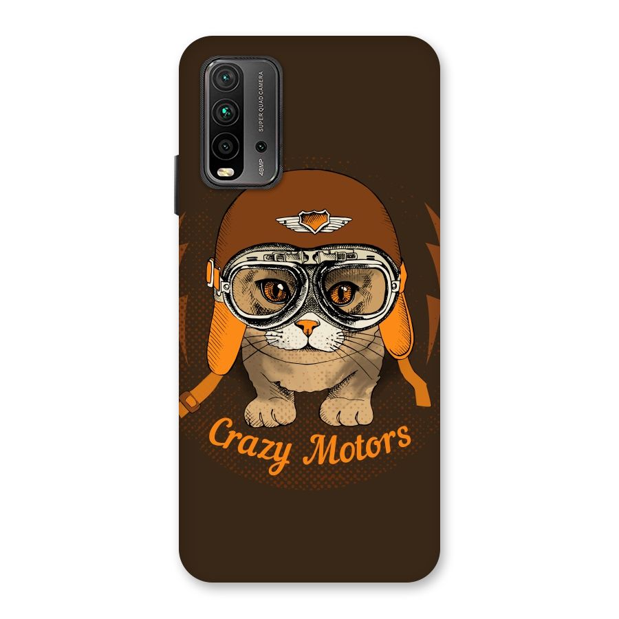 Crazy cat Back Case for Redmi 9 Power