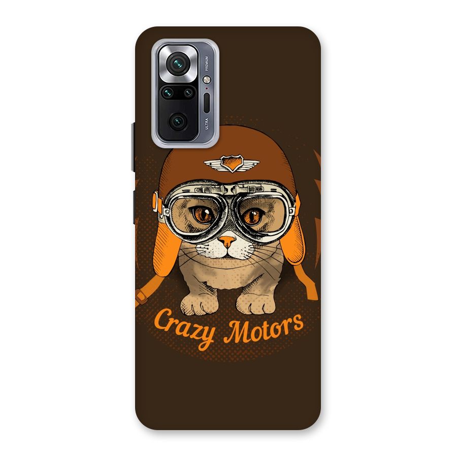 Crazy cat Back Case for Redmi Note 10 Pro Max
