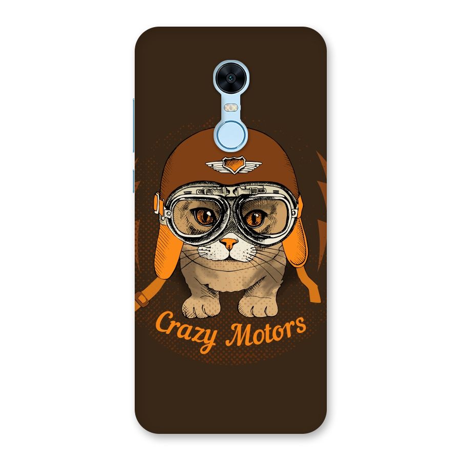 Crazy cat Back Case for Redmi Note 5
