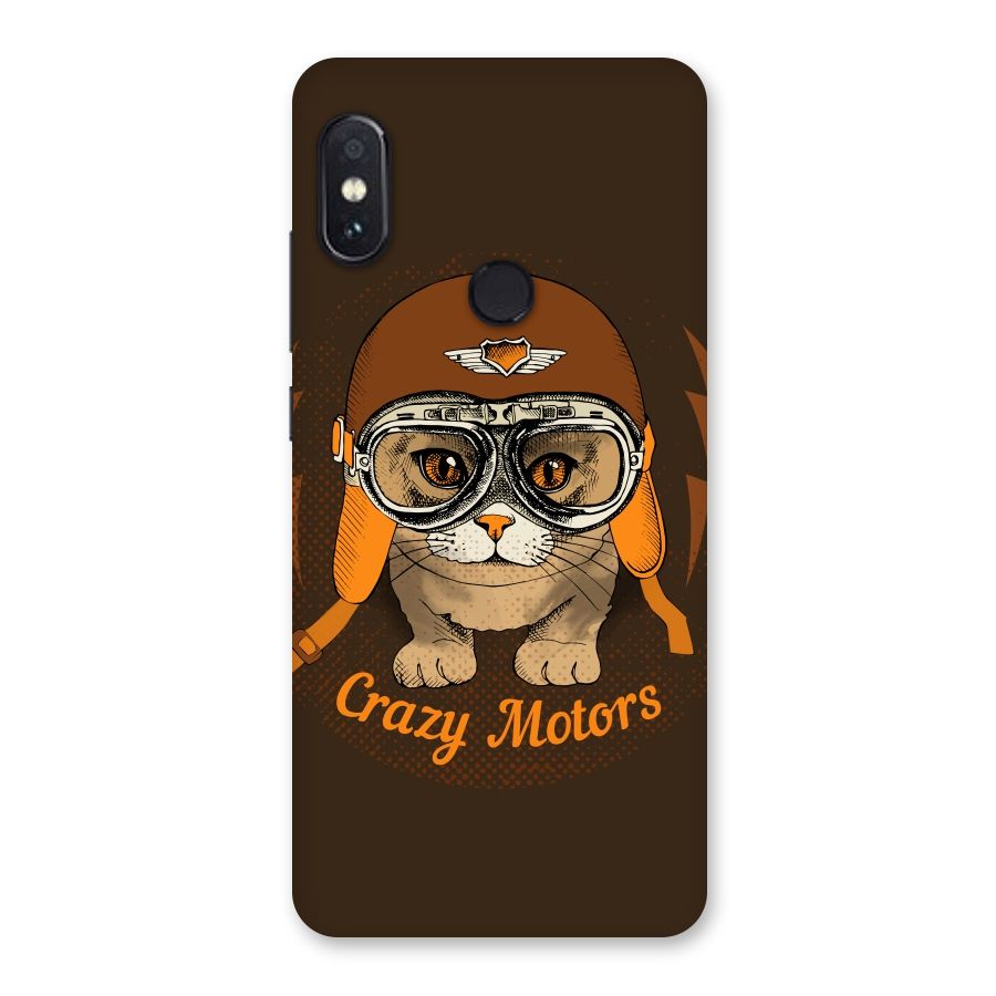 Crazy cat Back Case for Redmi Note 5 Pro