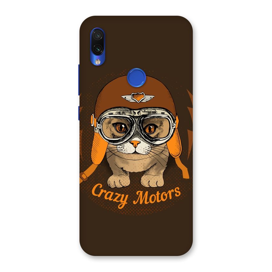 Crazy cat Back Case for Redmi Note 7S