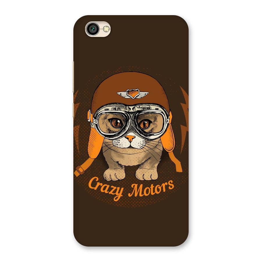 Crazy cat Back Case for Redmi Y1 Lite