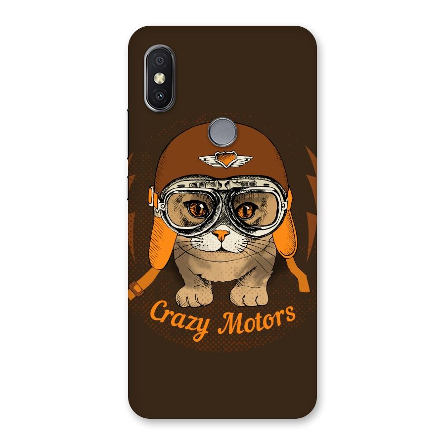 Crazy cat Back Case for Redmi Y2