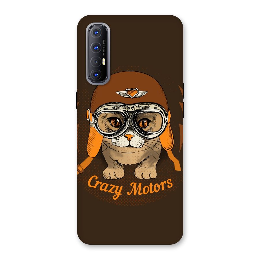 Crazy cat Back Case for Reno3 Pro