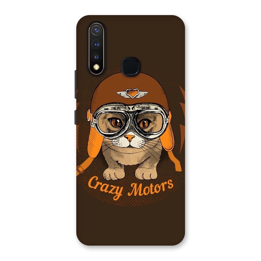 Crazy cat Back Case for Vivo U20