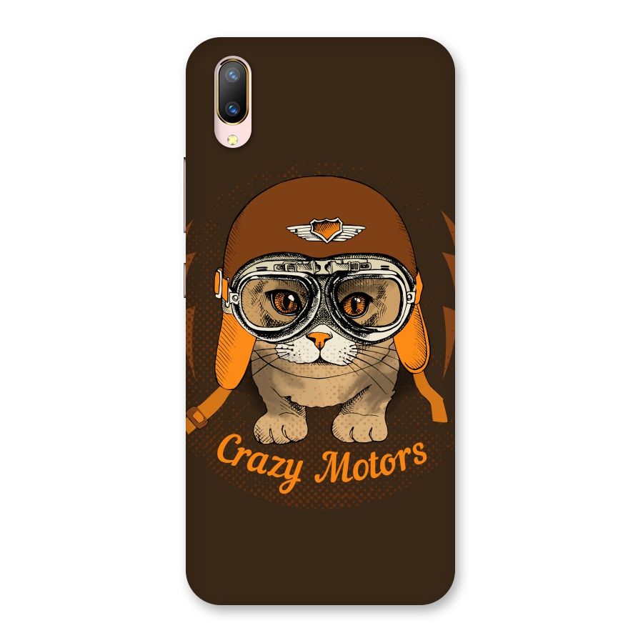 Crazy cat Back Case for Vivo V11 Pro
