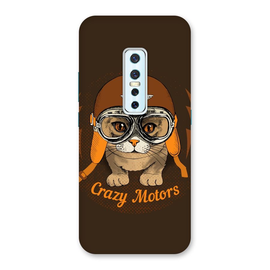 Crazy cat Back Case for Vivo V17 Pro