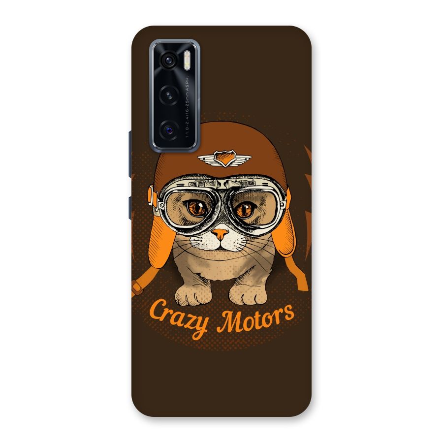 Crazy cat Back Case for Vivo V20 SE