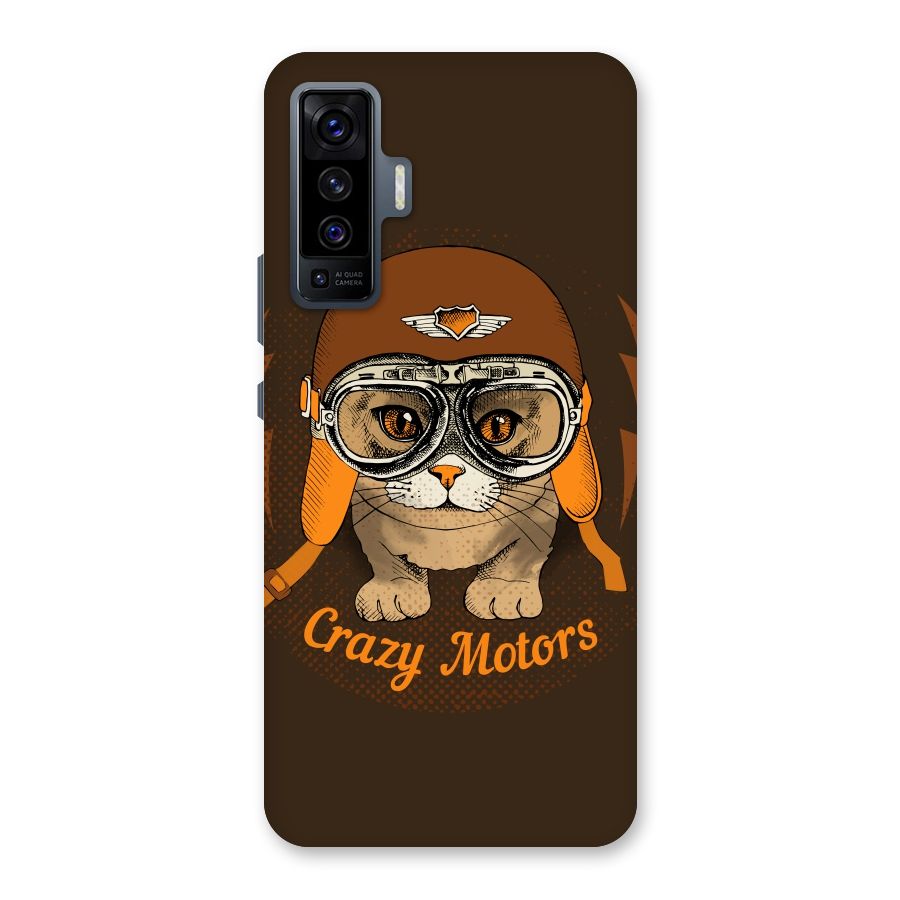 Crazy cat Back Case for Vivo X50