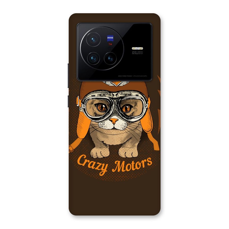 Crazy cat Back Case for Vivo X80