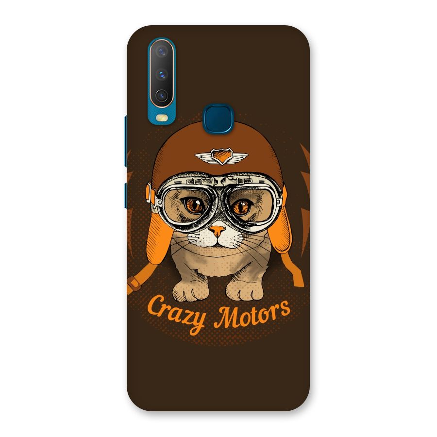 Crazy cat Back Case for Vivo Y17