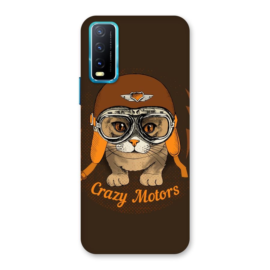 Crazy cat Back Case for Vivo Y20A