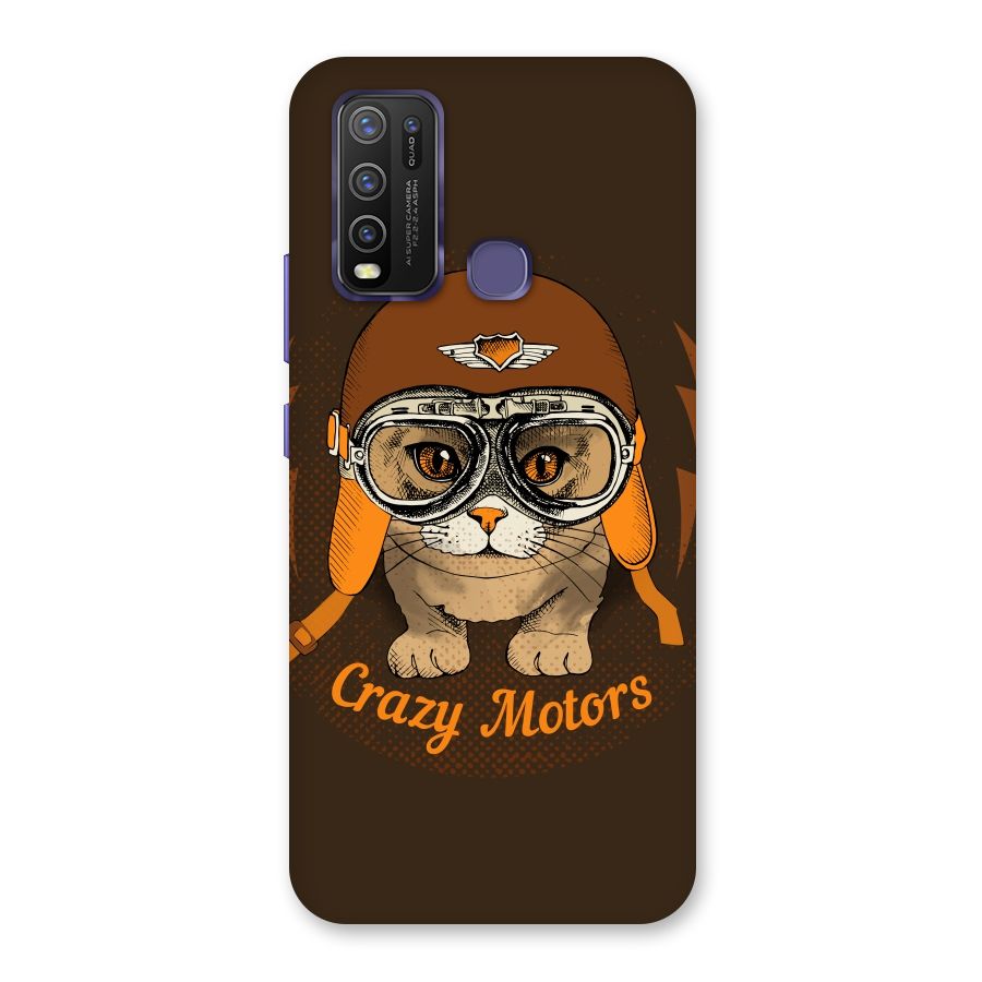 Crazy cat Back Case for Vivo Y50