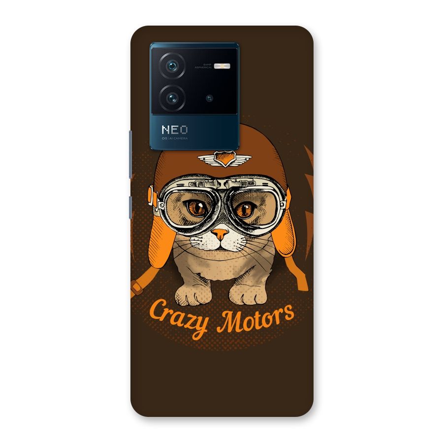 Crazy cat Back Case for Vivo iQOO Neo 6 5G