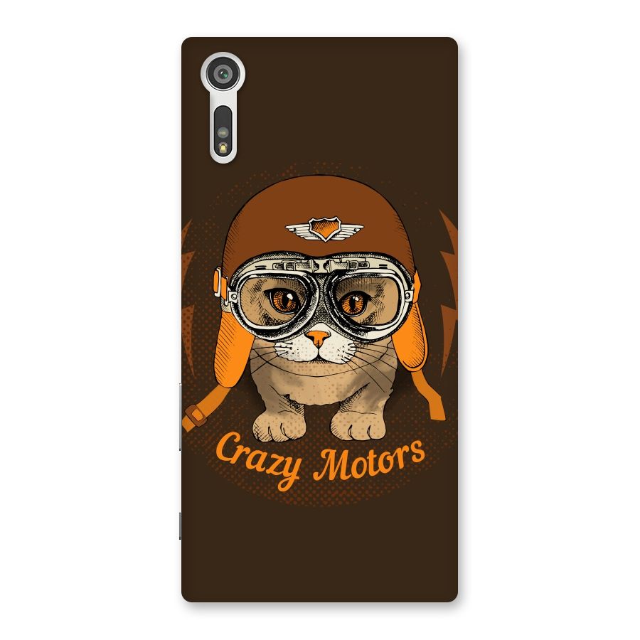 Crazy cat Back Case for Xperia XZ