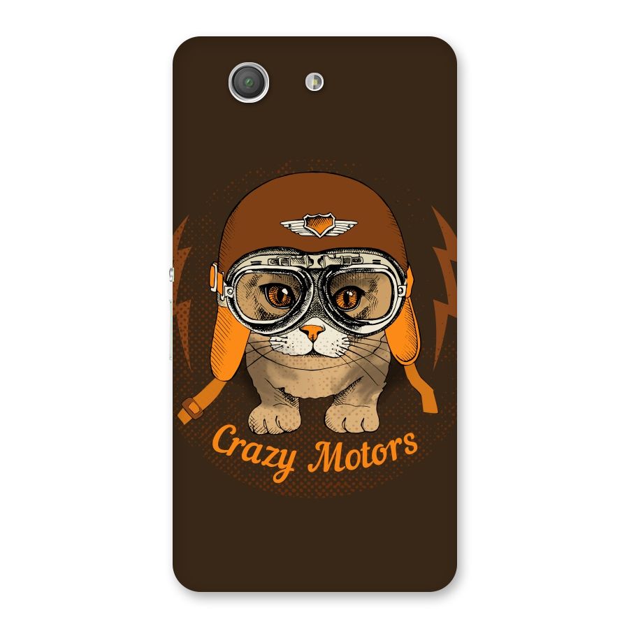 Crazy cat Back Case for Xperia Z3 Compact
