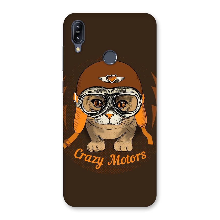 Crazy cat Back Case for Zenfone Max M2
