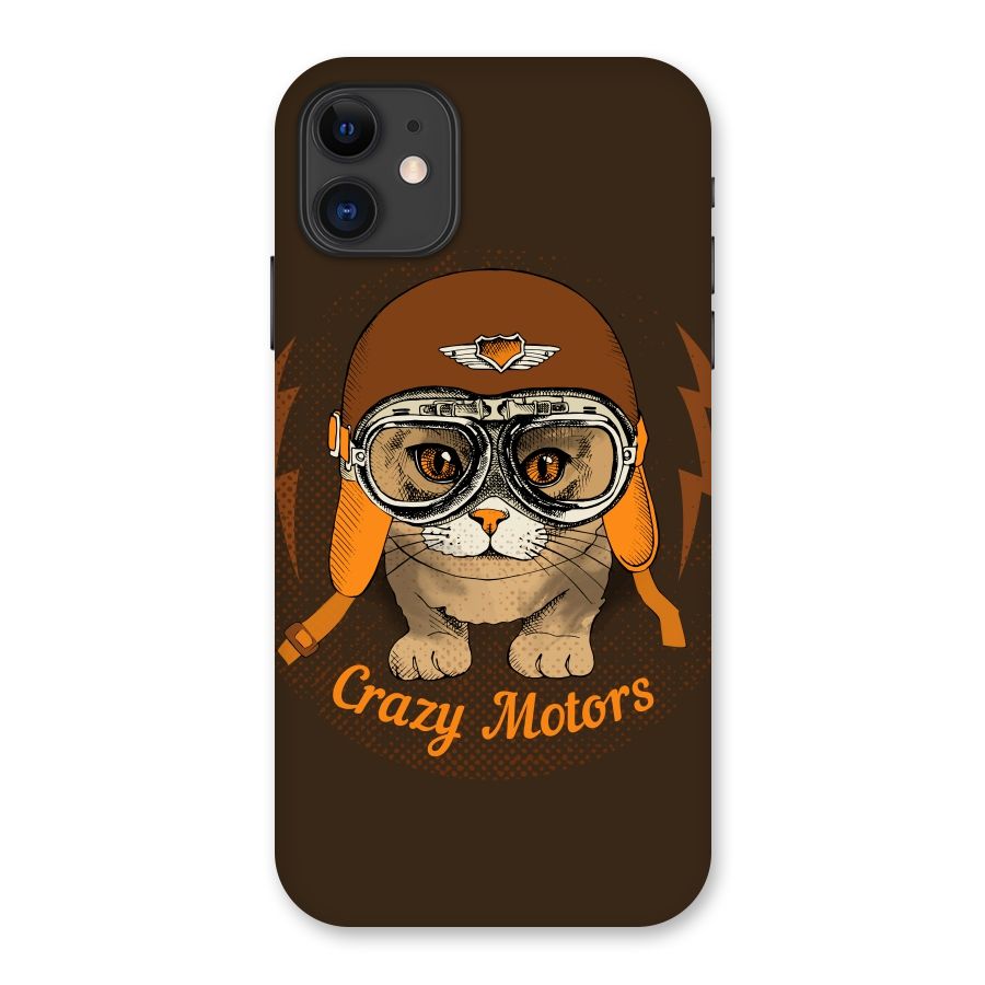 Crazy cat Back Case for iPhone 11