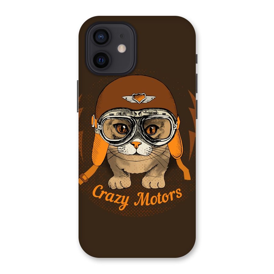 Crazy cat Back Case for iPhone 12