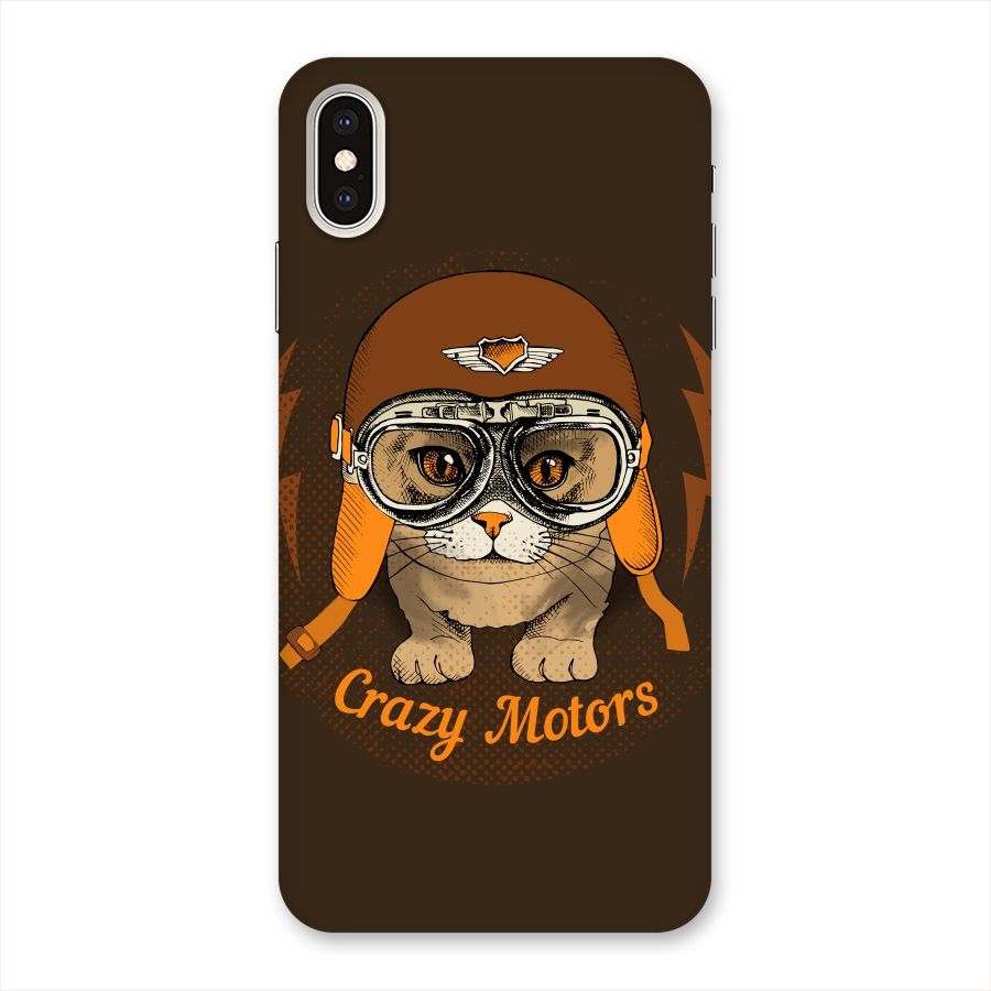 Crazy cat Back Case for iPhone XS Max