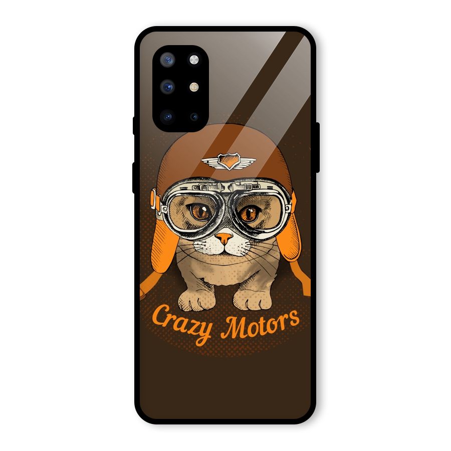 Crazy cat Glass Back Case for OnePlus 8T