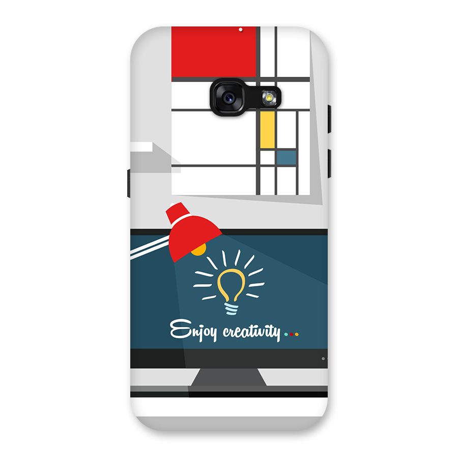Creative Workspace Design Back Case for Galaxy A3 (2017)