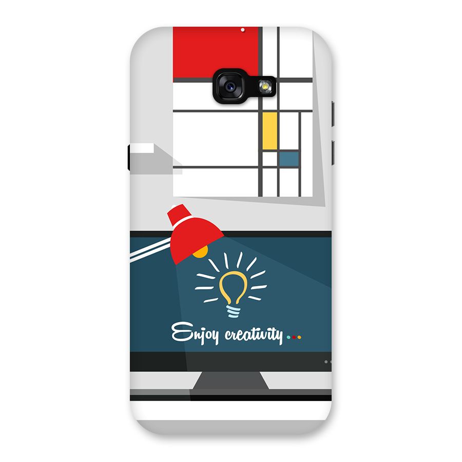 Creative Workspace Design Back Case for Galaxy A7 (2017)