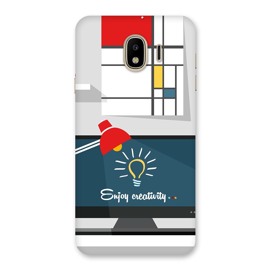 Creative Workspace Design Back Case for Galaxy J4