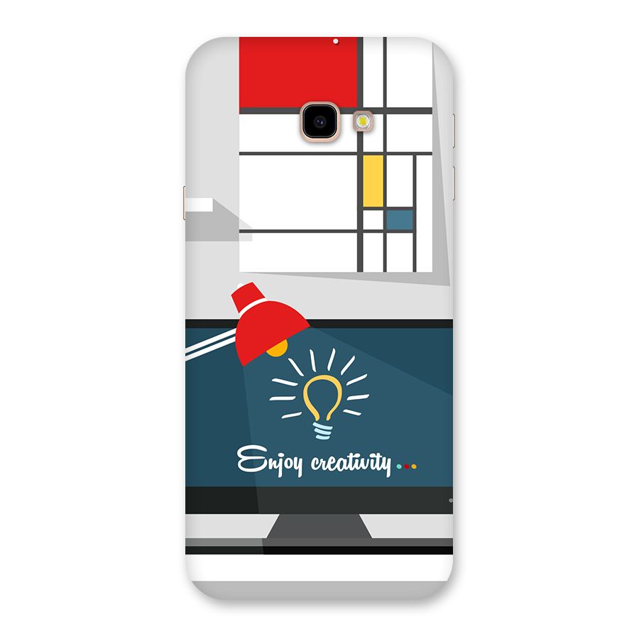 Creative Workspace Design Back Case for Galaxy J4 Plus