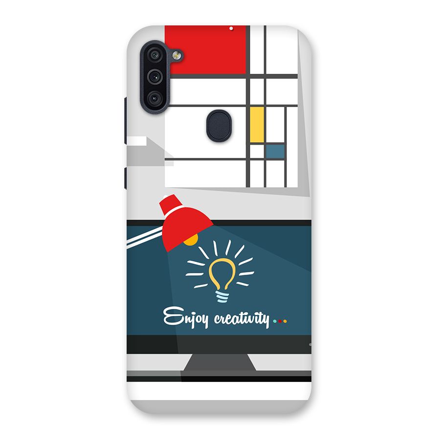 Creative Workspace Design Back Case for Galaxy M11