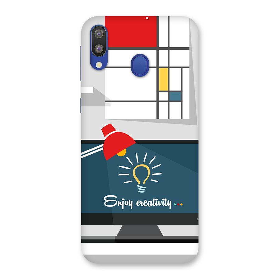 Creative Workspace Design Back Case for Galaxy M20
