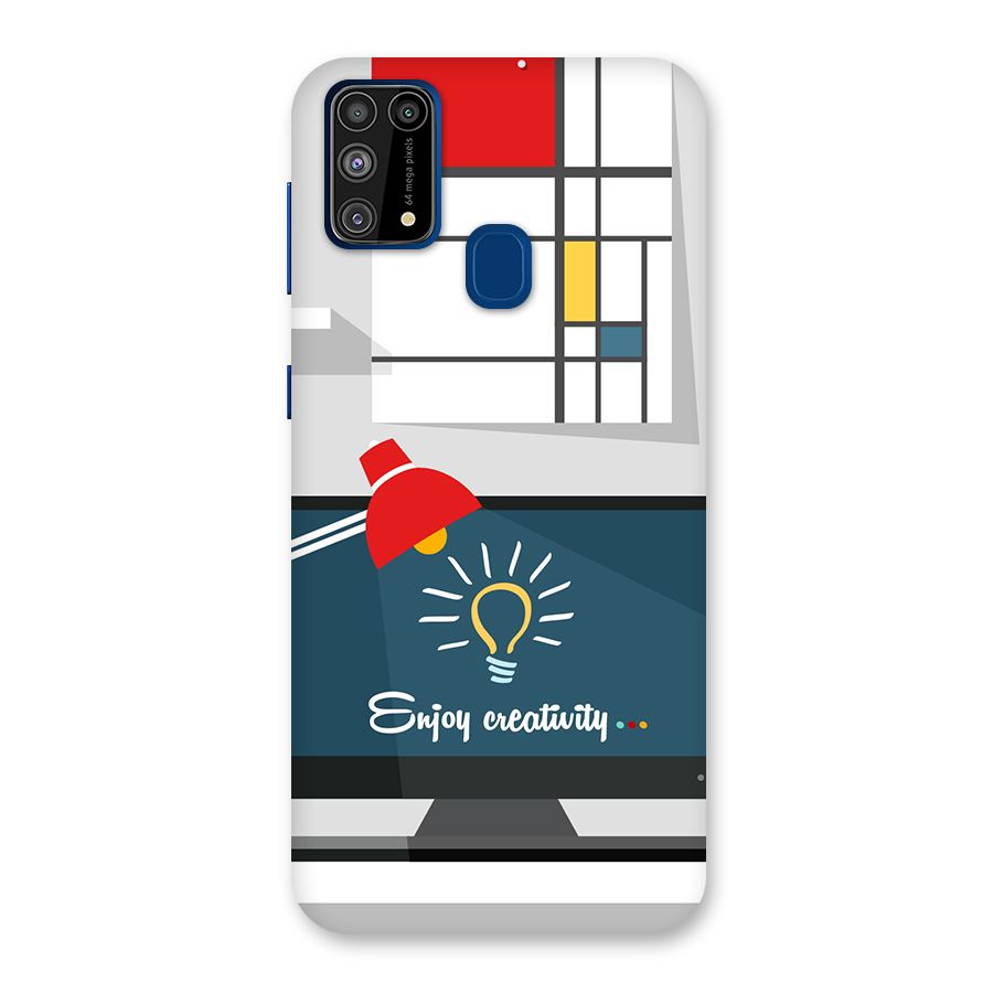Creative Workspace Design Back Case for Galaxy M31