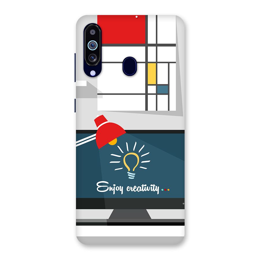 Creative Workspace Design Back Case for Galaxy M40