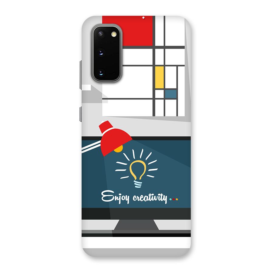 Creative Workspace Design Back Case for Galaxy S20