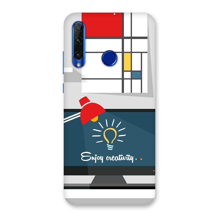 Creative Workspace Design Back Case for Honor 20i