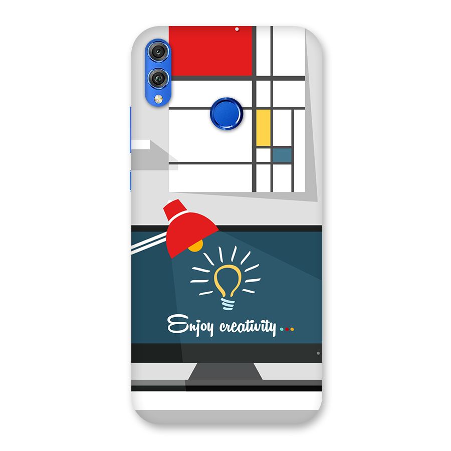 Creative Workspace Design Back Case for Honor 8X
