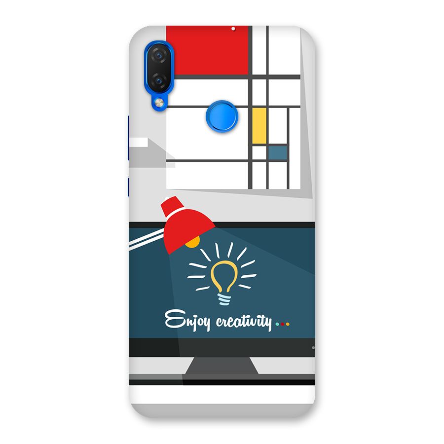 Creative Workspace Design Back Case for Huawei P Smart+