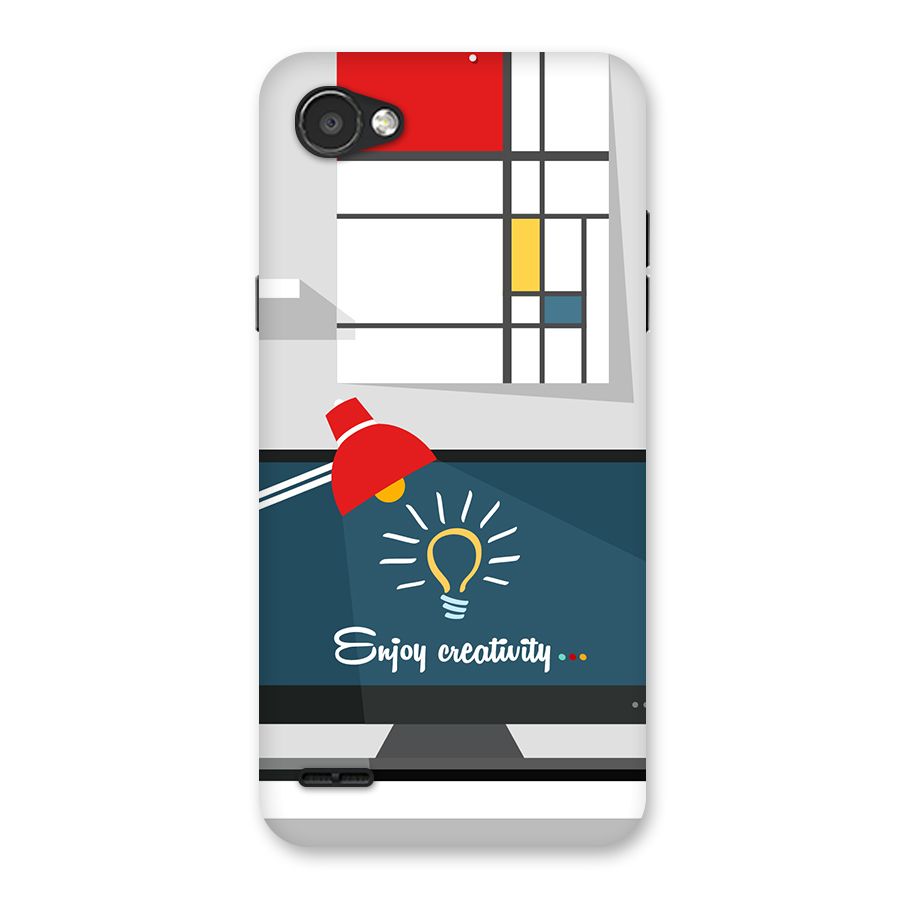 Creative Workspace Design Back Case for LG Q6